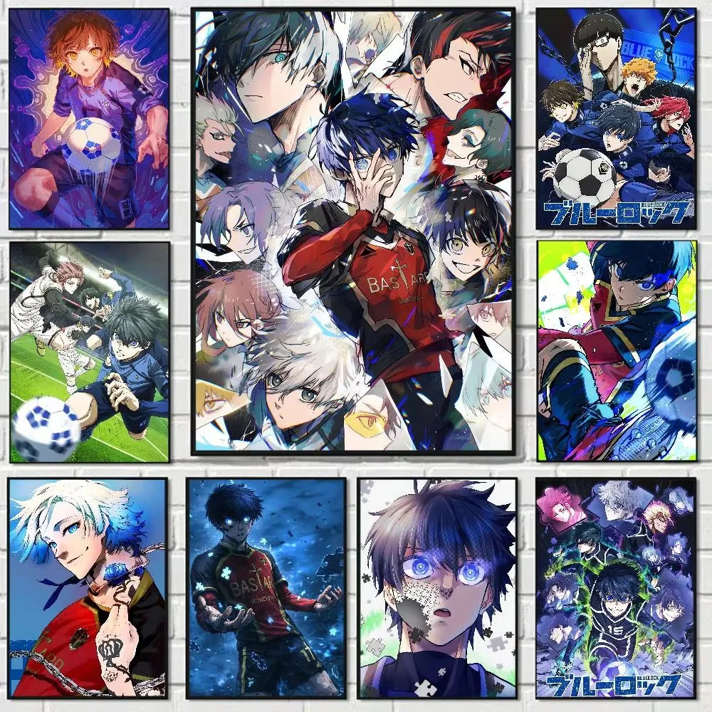 Photo Mosaic Print - Lukisan Berlian Anime Blue Lock, Karya