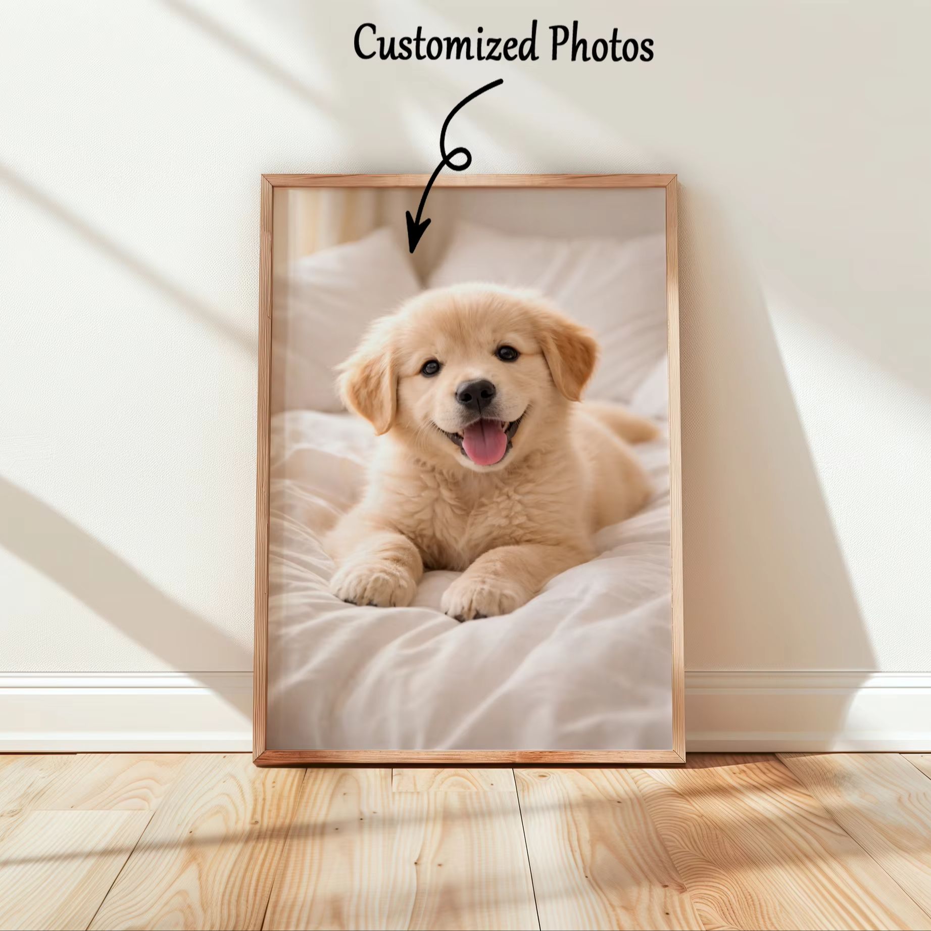 Pet Portrait Custom - Lukisan Kanvas Foto Custom, Hiasan Dinding