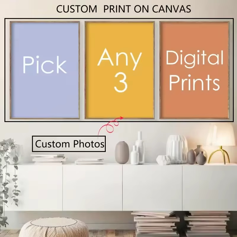 3 buah poster kanvas kustom ta - Pet Portrait Custom ulasan dan harga
