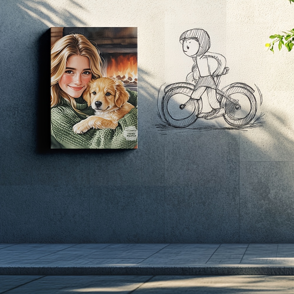Lukisan Kanvas Foto Kustom – S - Pet Portrait Custom ulasan dan harga