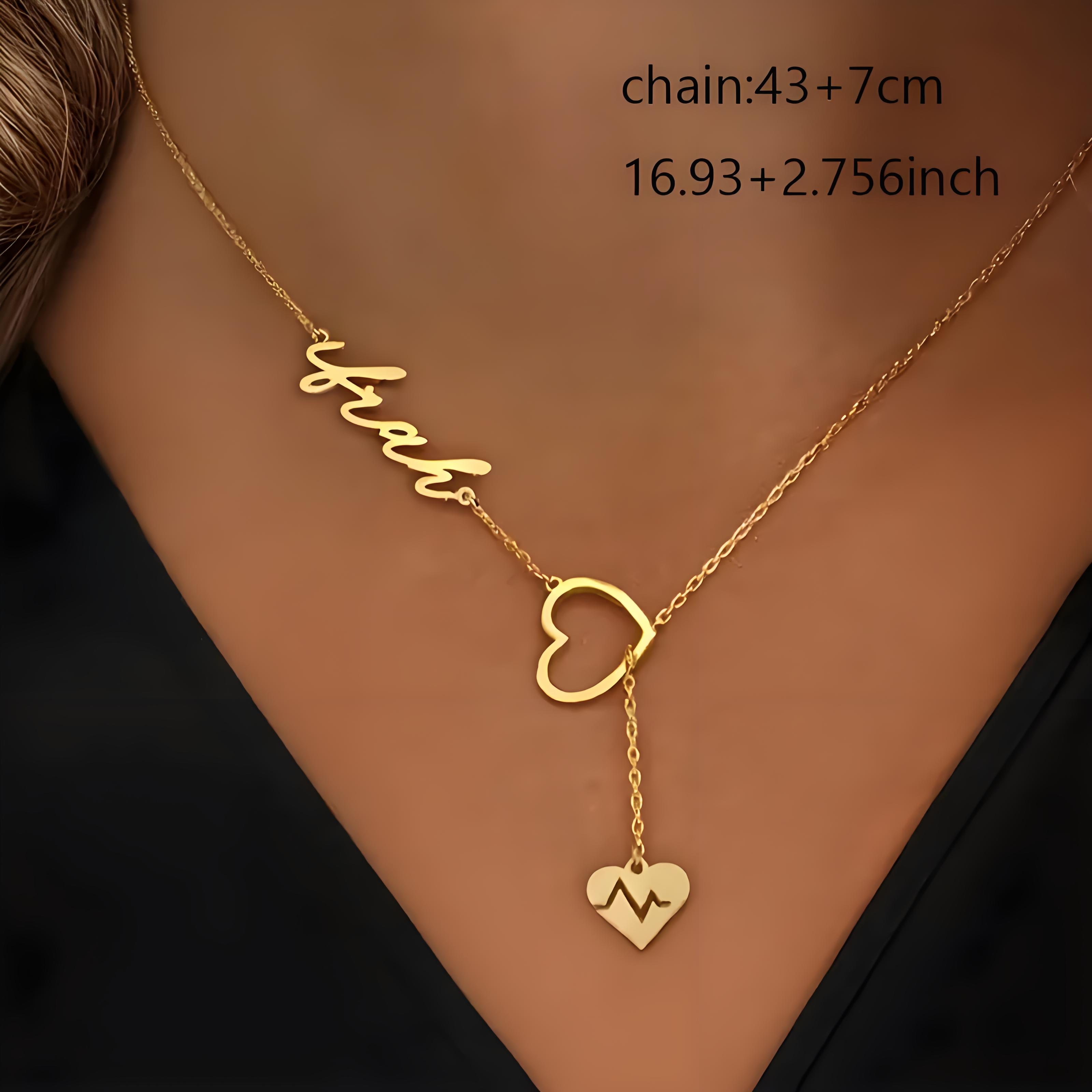 Kalung Nama Detak Jantung Pasa - Birth Flower Necklace ulasan dan harga